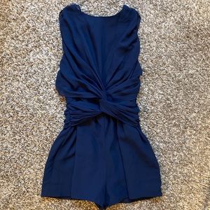 TOBI Navy Ribbon ROMPER